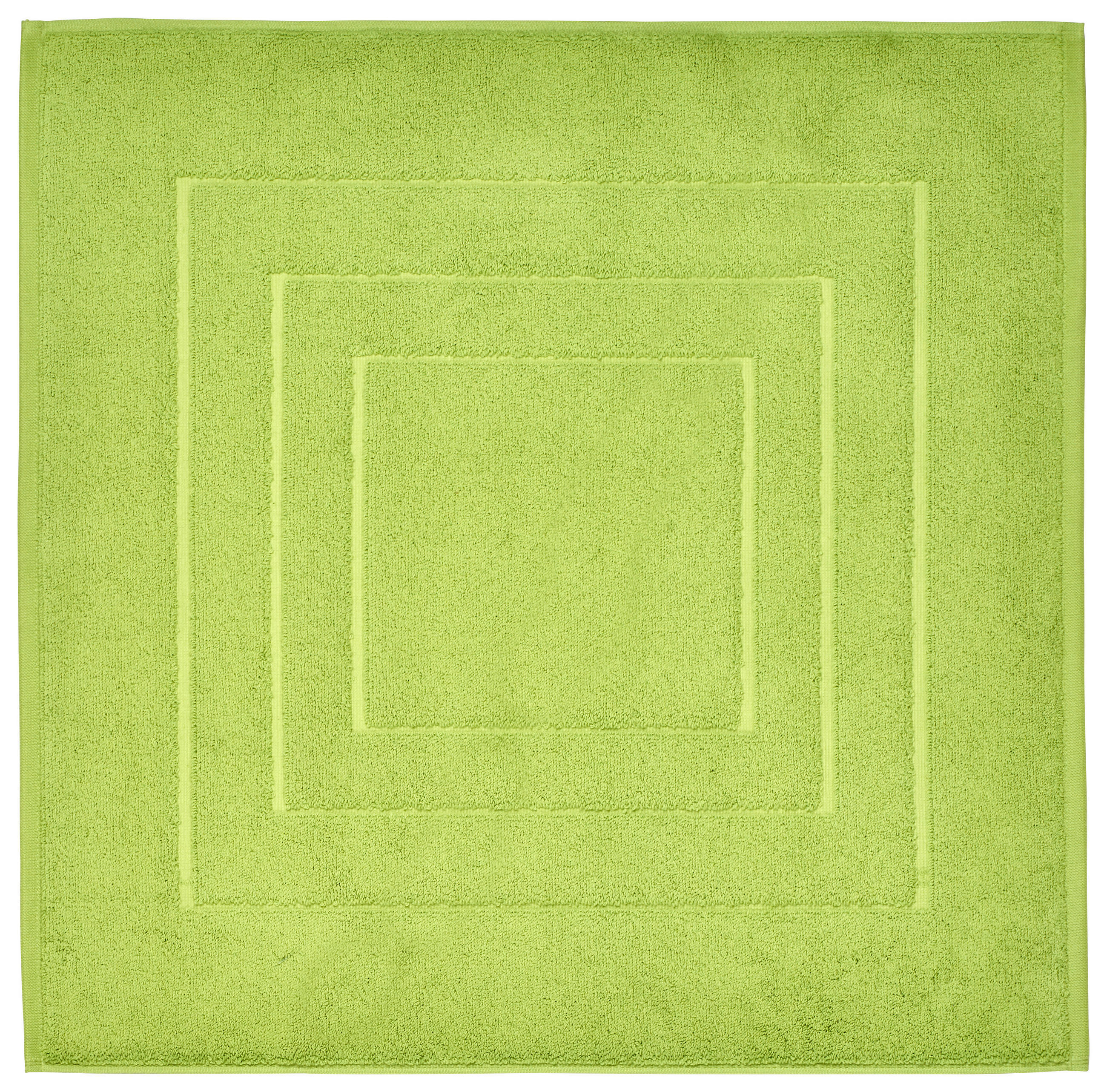 BADEMATTE Hellgrün 60/60 cm  - Hellgrün, Basics, Textil (60/60cm) - Vossen