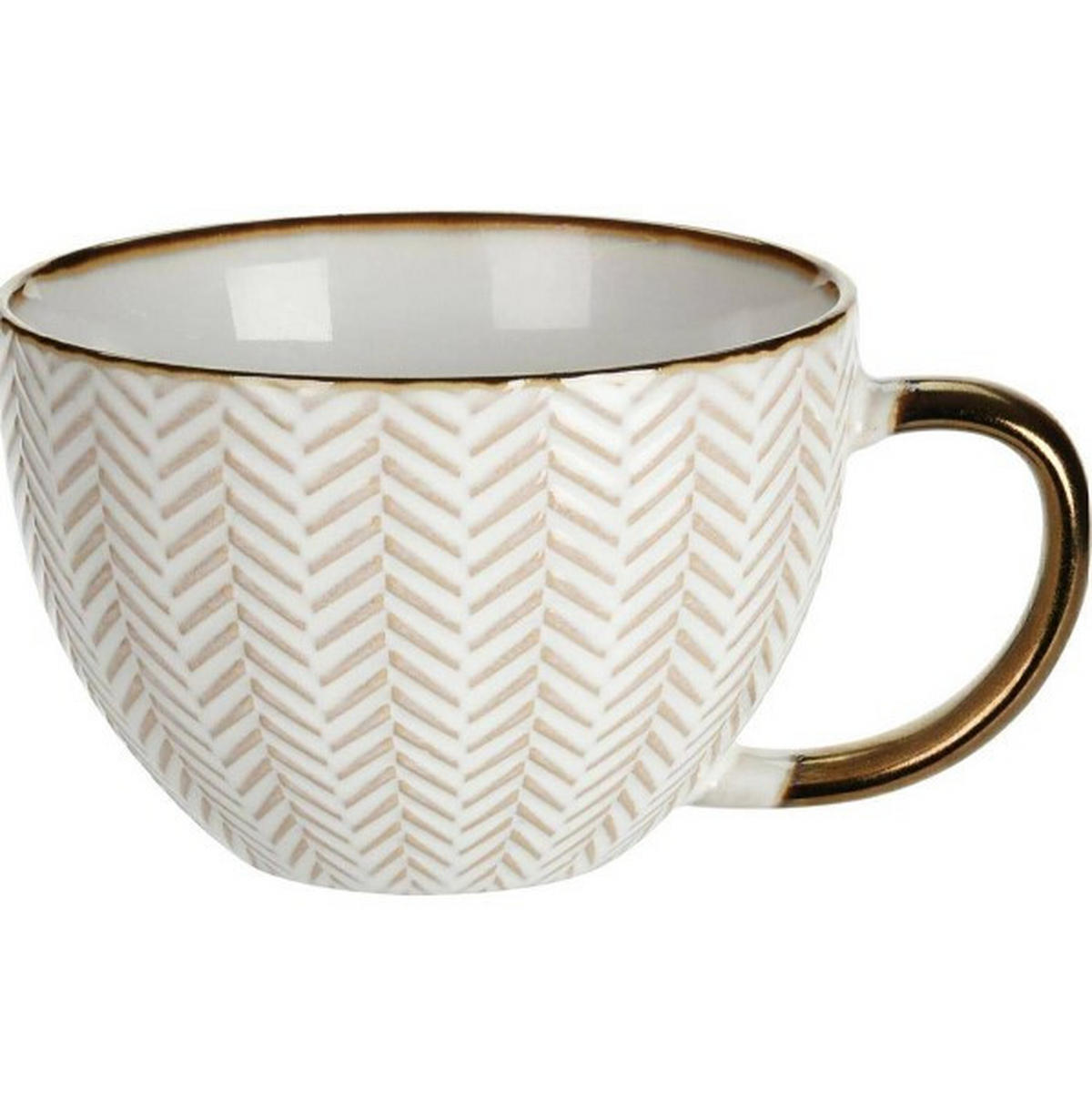 KAFFEMUGG 460 ml  - cremefärgad, Trend, keramik (460ml)