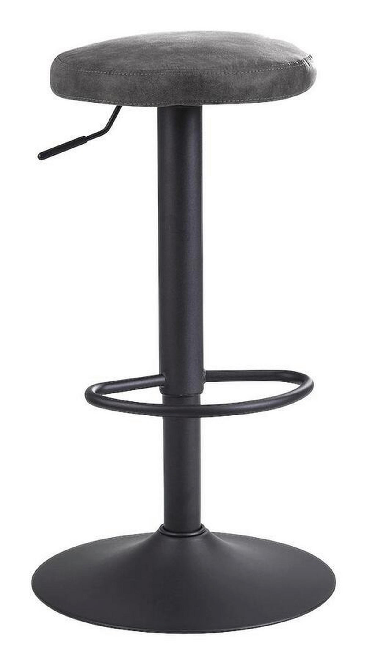 BARSKI STOL, temno siva  - temno siva/črna, Moderno, kovina/tekstil (40/79/40cm) - MID.YOU