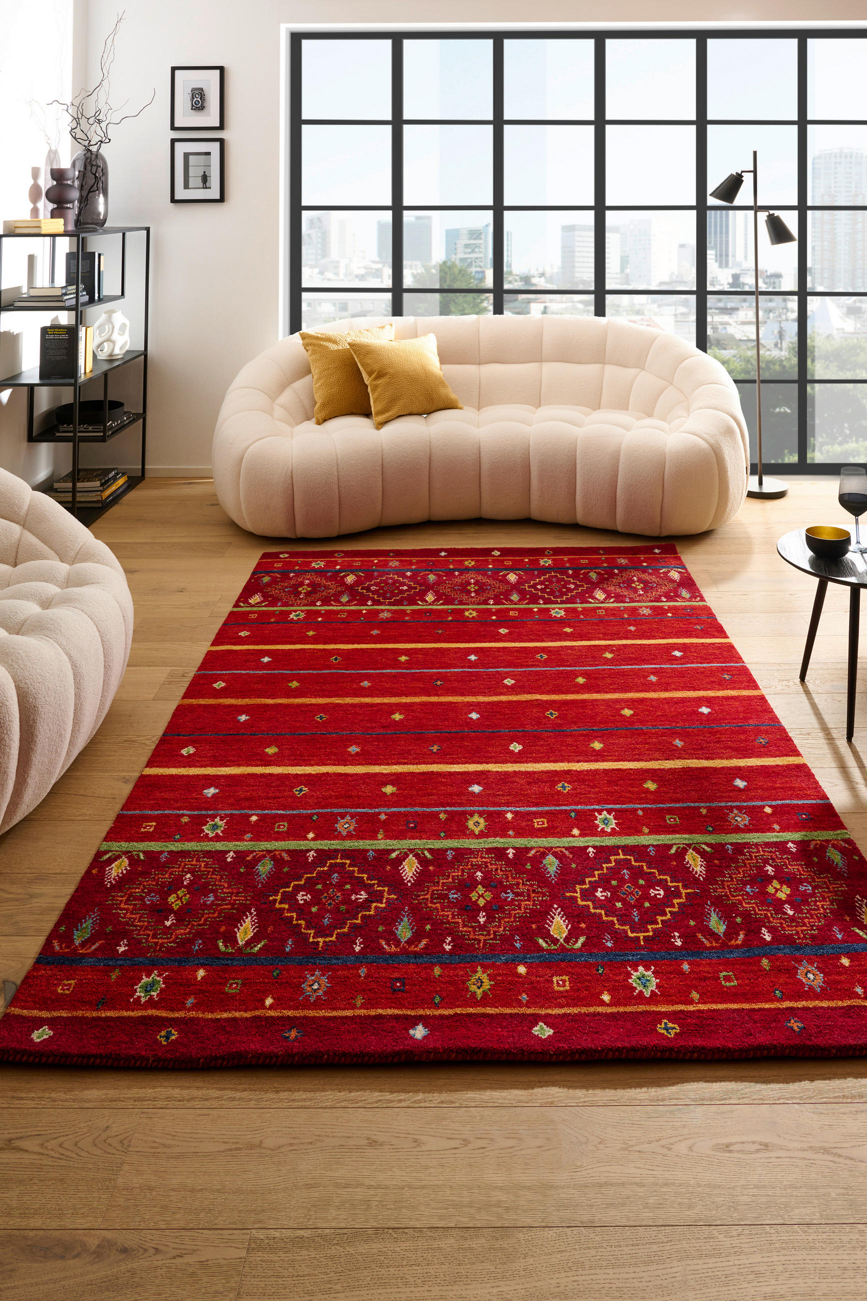 ORIENTTEPPICH 70/140 cm kiss and say goodbye Rot  - Rot, LIFESTYLE, Textil (70/140cm) - Cazaris