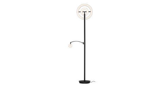 LED-DECKENFLUTER 40/180 cm    - Schwarz, KONVENTIONELL, Kunststoff/Metall (40/180cm) - Dieter Knoll