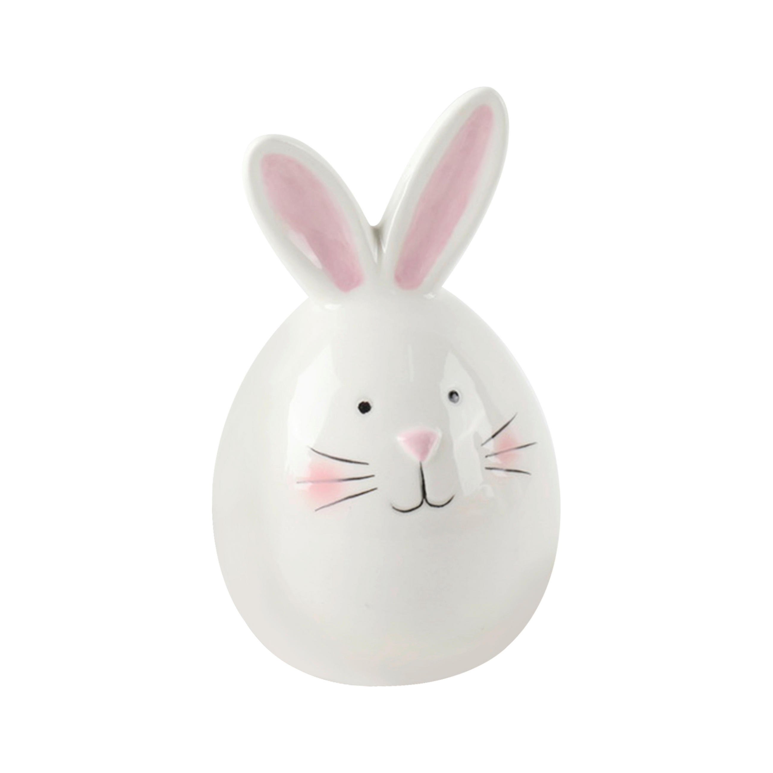 DEKOHASE - Pink/Weiß, LIFESTYLE, Keramik (6,7/10,7cm)