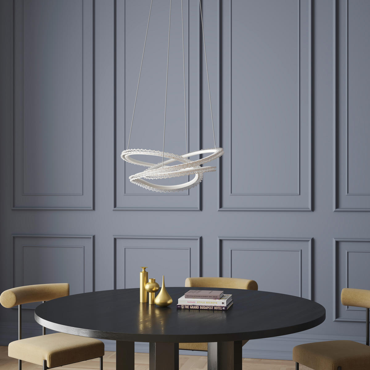 LED-HÄNGELEUCHTE Oxford 55/120 cm   - Weiß, Basics, Kunststoff/Metall (55/120cm) - Novel