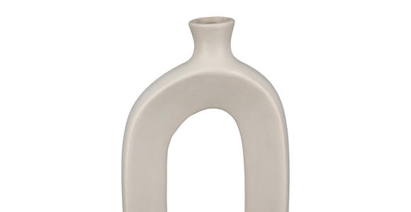 DEKOVASE  - Hellgrau, Trend, Keramik (11/23/5cm) - Ambia Home