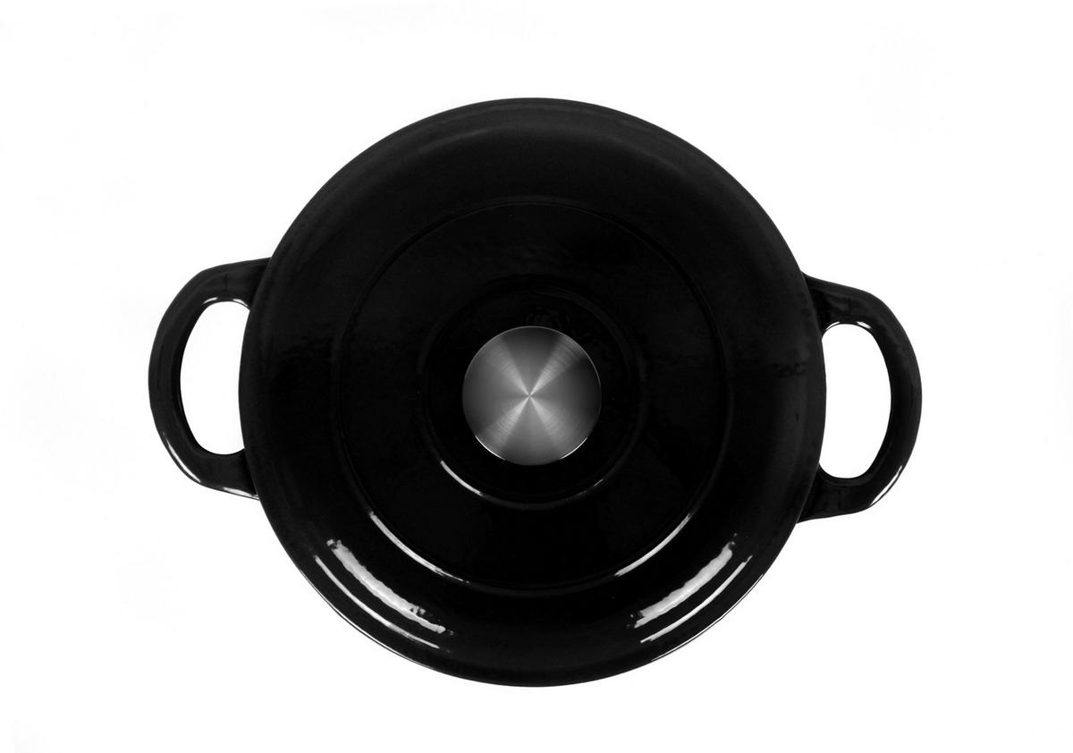 SCHMORTOPF 3,5 L  - Schwarz, Basics, Metall (22,5 cmcm) - Echtwerk