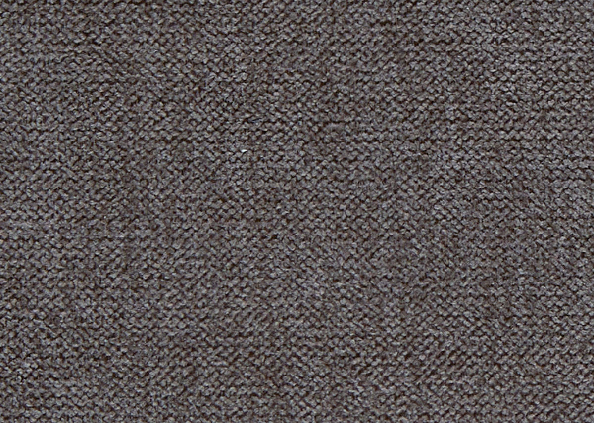 ECKSOFA in Chenille Dunkelbraun  - Dunkelbraun/Schwarz, Design, Textil/Metall (310/240cm) - Xora