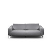 2,5-SITZER Chenille Anthrazit  - Anthrazit/Schwarz, Design, Textil/Metall (220/86/86-94cm) - SENSOO