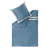 WENDEBETTWÄSCHE Marcel.Remus.Design - Son Vida blau Satin 135/200 cm  - Blau/Weiß, Design, Textil (135/200cm)