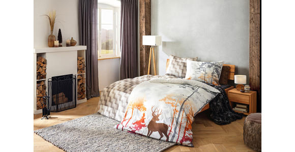 BETT 180/200 cm in Buchefarben - Buchefarben, Natur, Holz (180/200cm) - Carryhome
