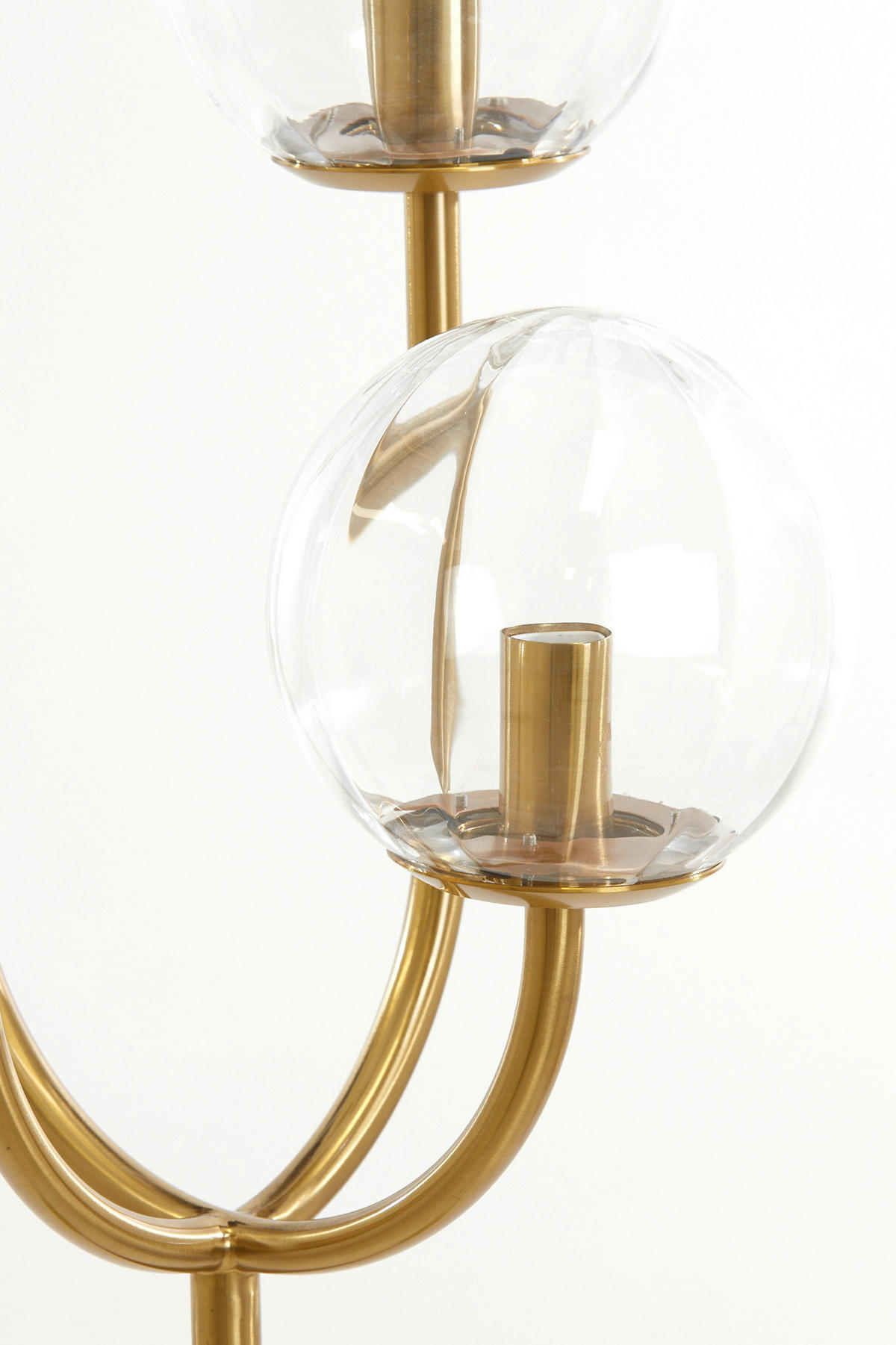 STEHLEUCHTE 42/20/182 cm    - Goldfarben, Design, Metall (42/20/182cm) - Light & Living
