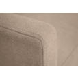 ECKSOFA Hellbraun Chenille  - Hellbraun/Schwarz, KONVENTIONELL, Holz/Textil (159/221cm) - Carryhome