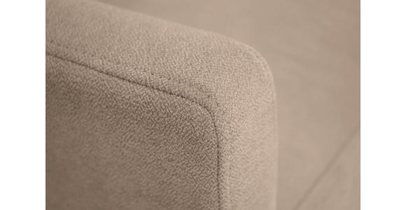 ECKSOFA Hellbraun Chenille - Hellbraun/Schwarz, KONVENTIONELL, Holz/Textil (159/221cm) - Carryhome