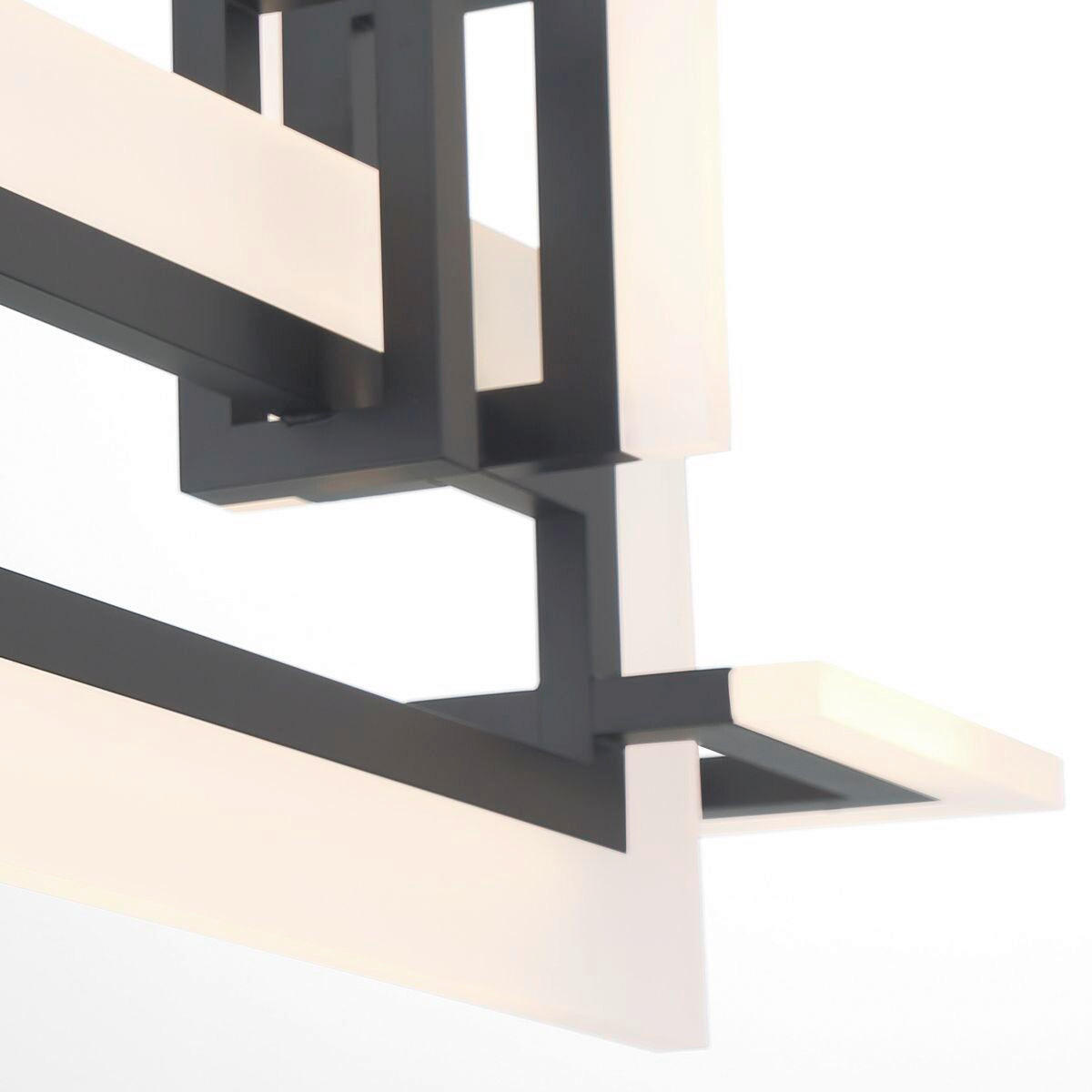 LED-HÄNGELEUCHTE 84/47,5/14 cm    - Schwarz, Design, Kunststoff/Metall (84/47,5/14cm) - Elstead Lighting