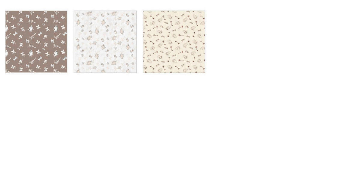 SET PLATNENIH PELENA - bela/braon, Trendi, tekstil (70/70cm) - Disney