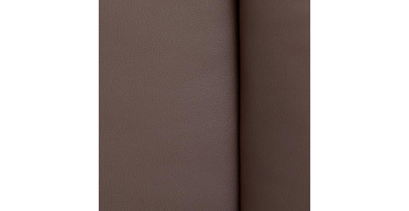 CHEFSESSEL Lederlook Braun  - Silberfarben/Schwarz, KONVENTIONELL, Kunststoff/Textil (64/113-121/74cm) - Hom`in