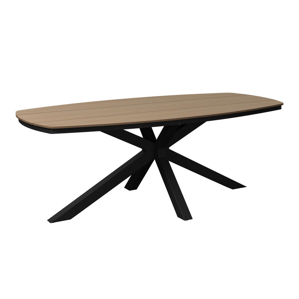 Ambia Garden ZÁHRADNÝ STÔL, kov, plast, 201/75/100 cm