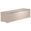 LOWBOARD  in 160/43/45 cm  - Sandfarben/Alufarben, Design, Glas/Holzwerkstoff (160/43/45cm) - Moderano