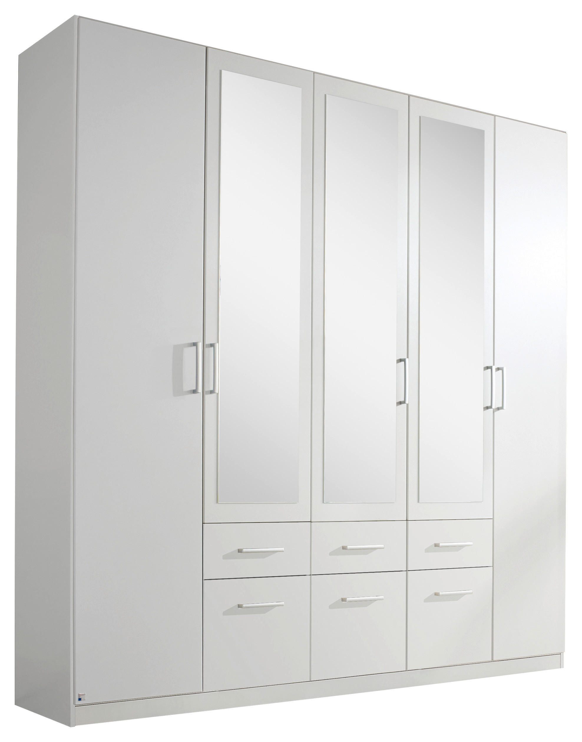 Xora Drehtürenschrank Weiß 226x229x54 cm