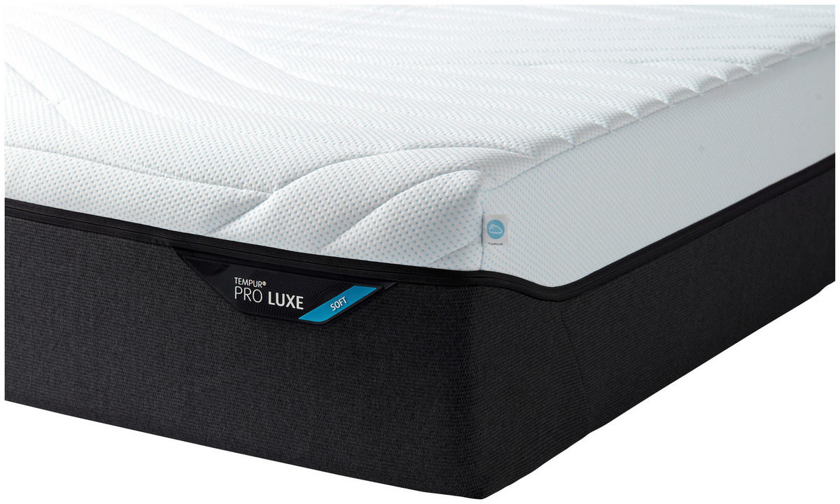 MATRATZE SOFT Pro Luxe® Coolquilt 160/200 cm Höhe ca. 32 cm  - Weiß, Basics, Textil (160/200cm) - Tempur