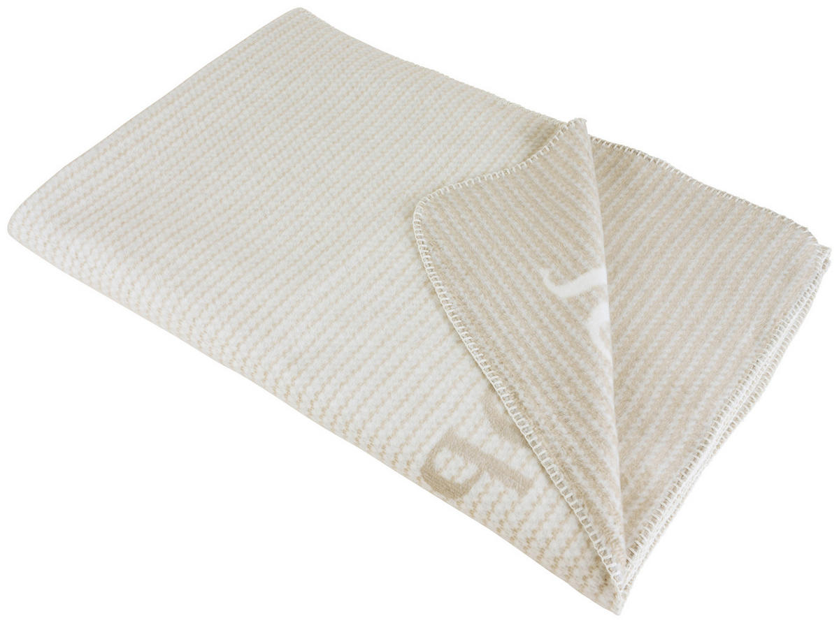 PLÉD 150/200 cm  - krémszínű, Design, textil (150/200cm) - Joop!
