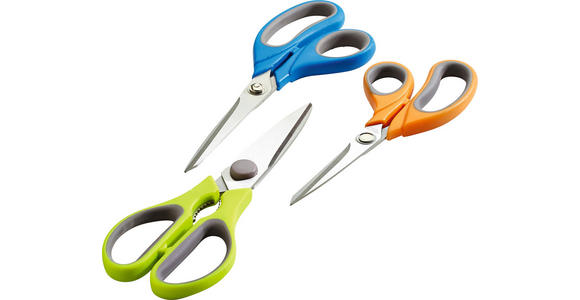SCHERENSET - Blau/Orange, Basics, Kunststoff/Metall (11cm) - Boxxx