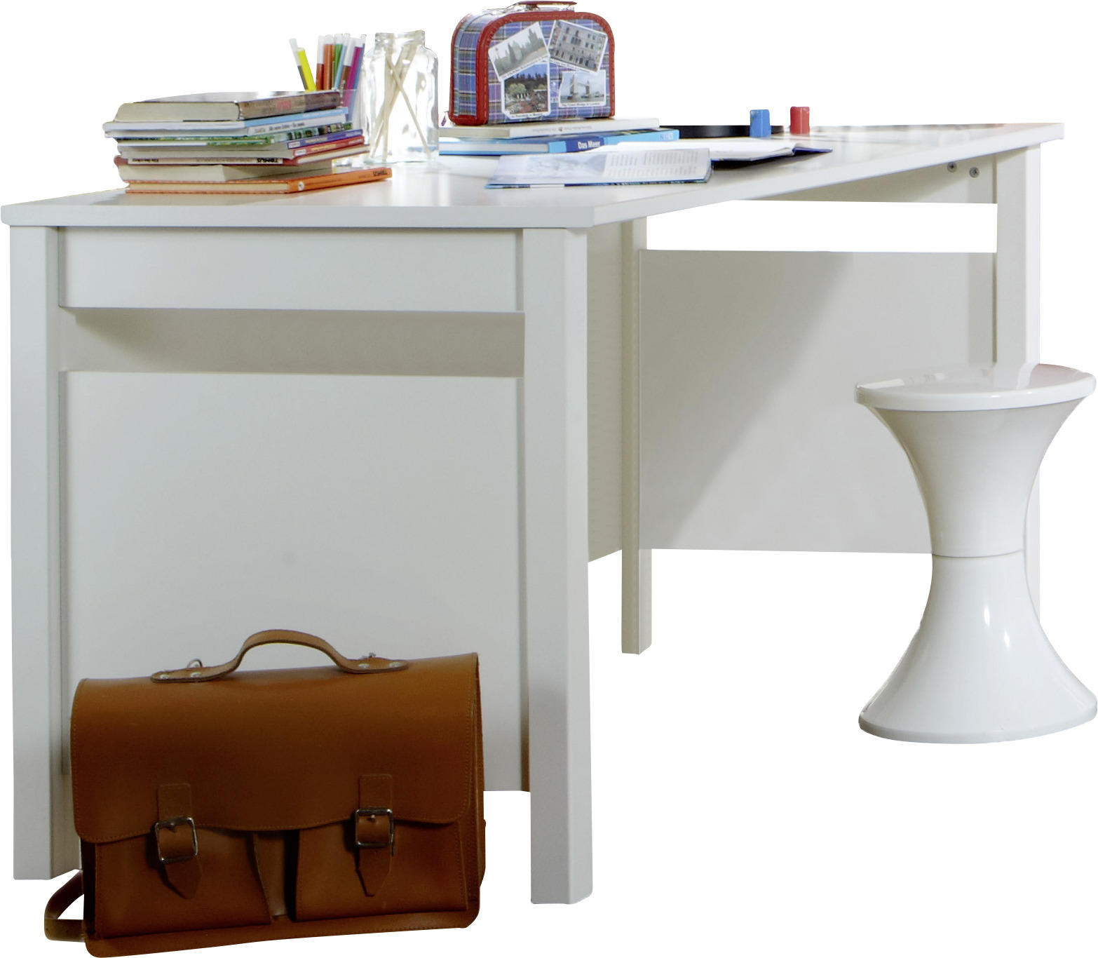 Schreibtisch in Weiß