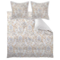 POSTELJINA 200/200 cm damast srebrna, zlatna  - zlatna/srebrna, Osnovno, tekstil (200/200cm) - Curt Bauer