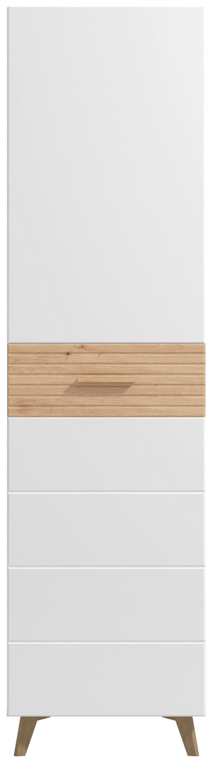ELŐSZOBASZEKRÉNY 51,5/35/193 cm  - Artisan tölgy/fehér, Basics, faalapú anyag (51,5/35/193cm) - Xora
