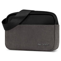 SCHULTERTASCHE - Schwarz/Grau, Basics, Textil (6/22,5/15cm) - ABC Design