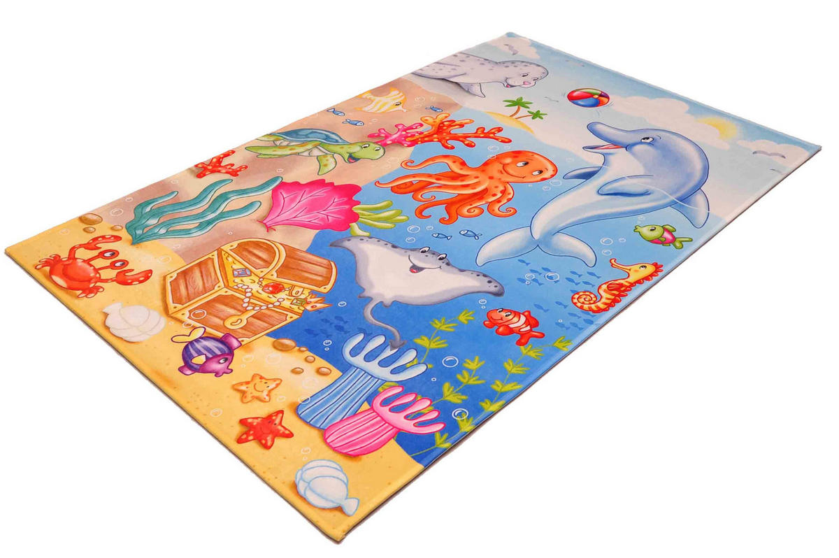 KINDERTEPPICH 100/160 cm Lovely Kids  - Multicolor, Trend, Kunststoff/Textil (100/160cm) - Ben'n'jen