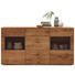 SIDEBOARD 175/90/45 cm - Champagner/Eichefarben, KONVENTIONELL, Glas/Holz (175/90/45cm) - Voleo SIDEBOARD 175/90/45 cm - Champagner/Eichefarben, KONVENTIONELL, Glas/Holz (175/90/45cm) - Voleo