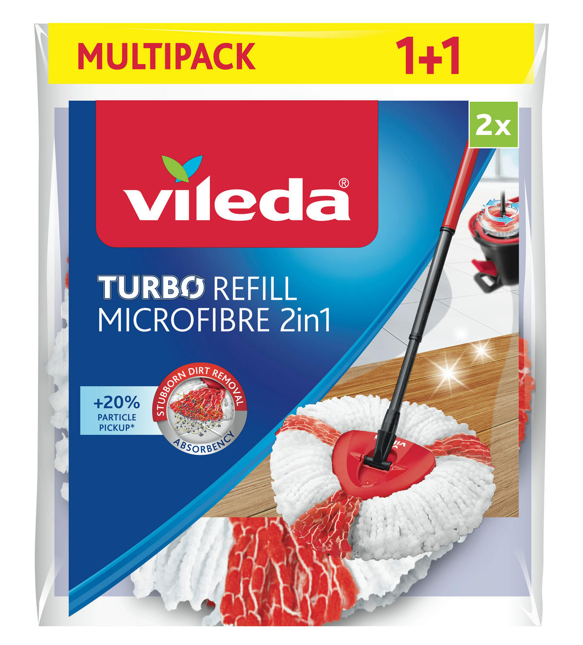 POTAH NA MOP - vícebarevná, Basics, textil (0.275kg) - Vileda
