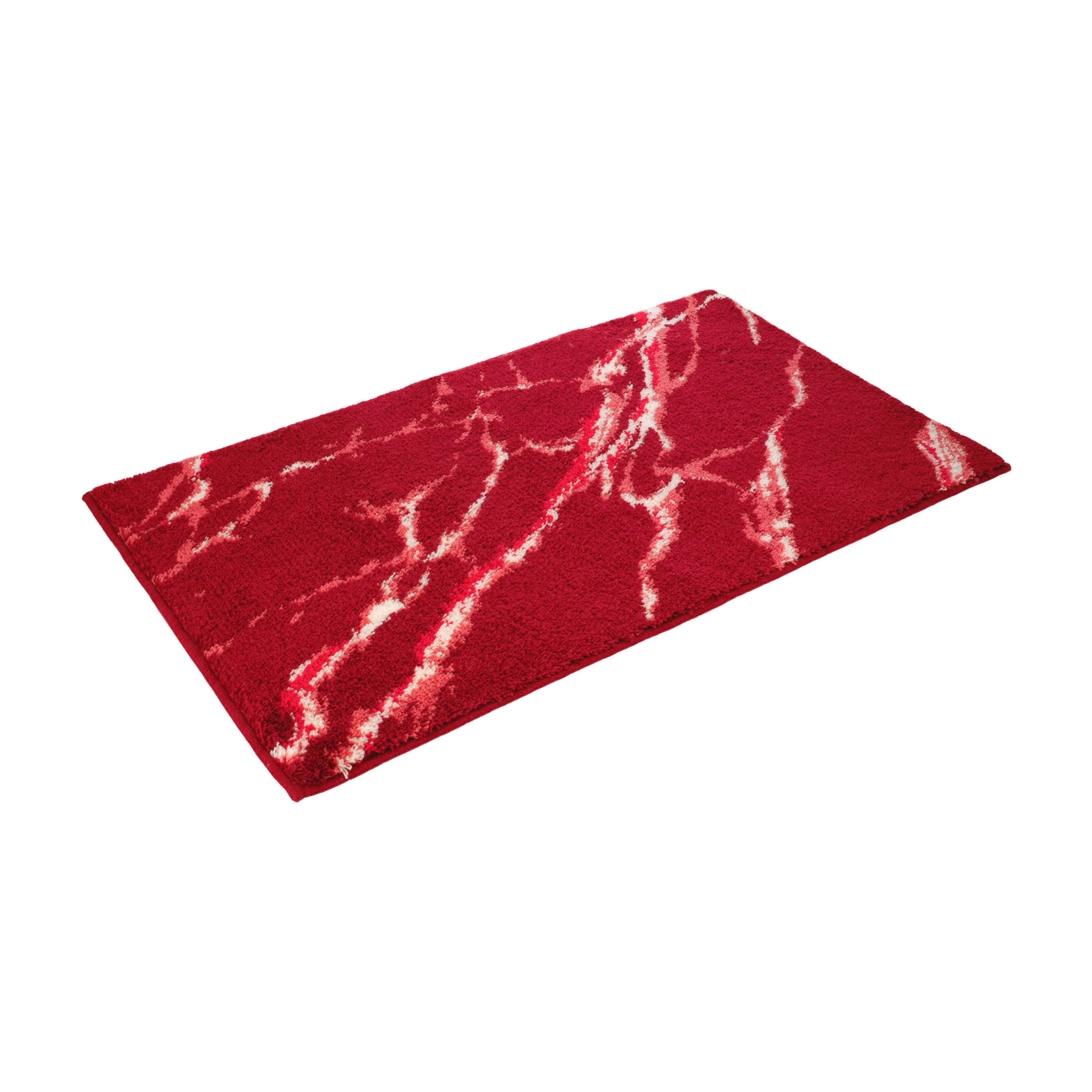 BADTEPPICH Rot 60/100 cm  - Rot, Basics, Textil (60/100cm) - Vossen