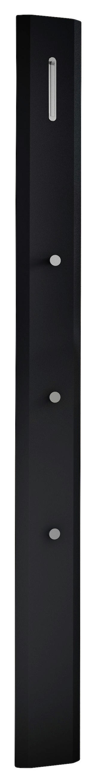 GARDEROBENPANEEL in 15/165/5 cm - Anthrazit/Alufarben, Design, Holzwerkstoff/Metall (15/165/5cm) - Dieter Knoll