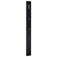 GARDEROBENPANEEL  in 15/165/5 cm  - Anthrazit/Alufarben, Design, Holzwerkstoff/Metall (15/165/5cm) - Dieter Knoll
