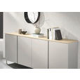 SIDEBOARD  in 240,1/89/43 cm  - Kaschmir/Eichefarben, Design, Holzwerkstoff/Kunststoff (240,1/89/43cm) - Voleo