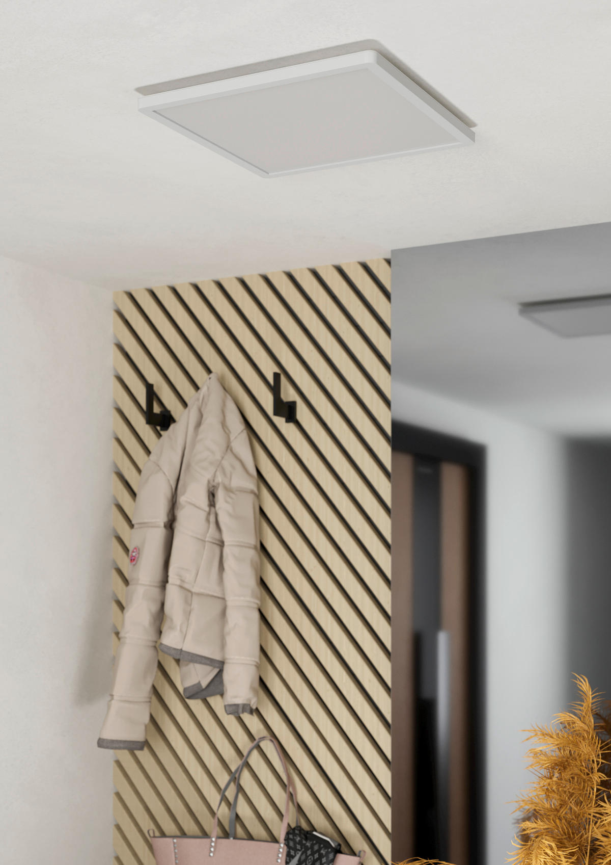 LED-DECKENLEUCHTE    39/39/3 cm  - Weiss, Basics, Kunststoff (39/39/3cm) - Eglo