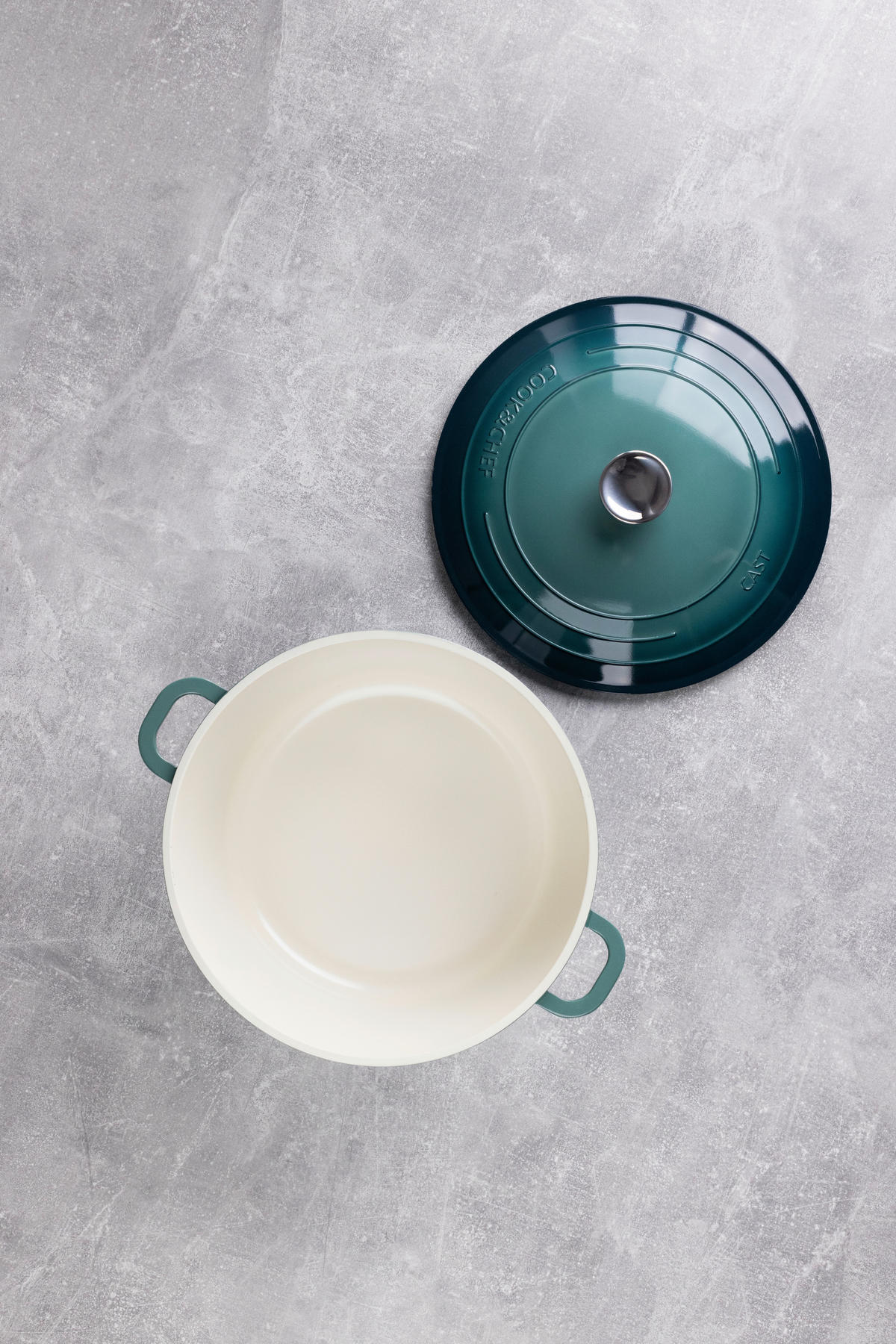 KOCHTOPF 2.2 L  - Grün, Basics, Metall (20cm)