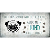 DEKOPANEEL Text 20/40/0,3 cm  - Multicolor, KONVENTIONELL, Holz (20/40/0,3cm)