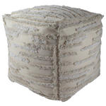 HOCKER in Textil Beige  - Beige, Design, Textil (45/45/45cm) - Xora