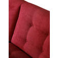 SCHLAFSOFA Morton  in Flachgewebe Rot  - Rot/Schwarz, KONVENTIONELL, Textil/Metall (230/84/95cm) - Xora