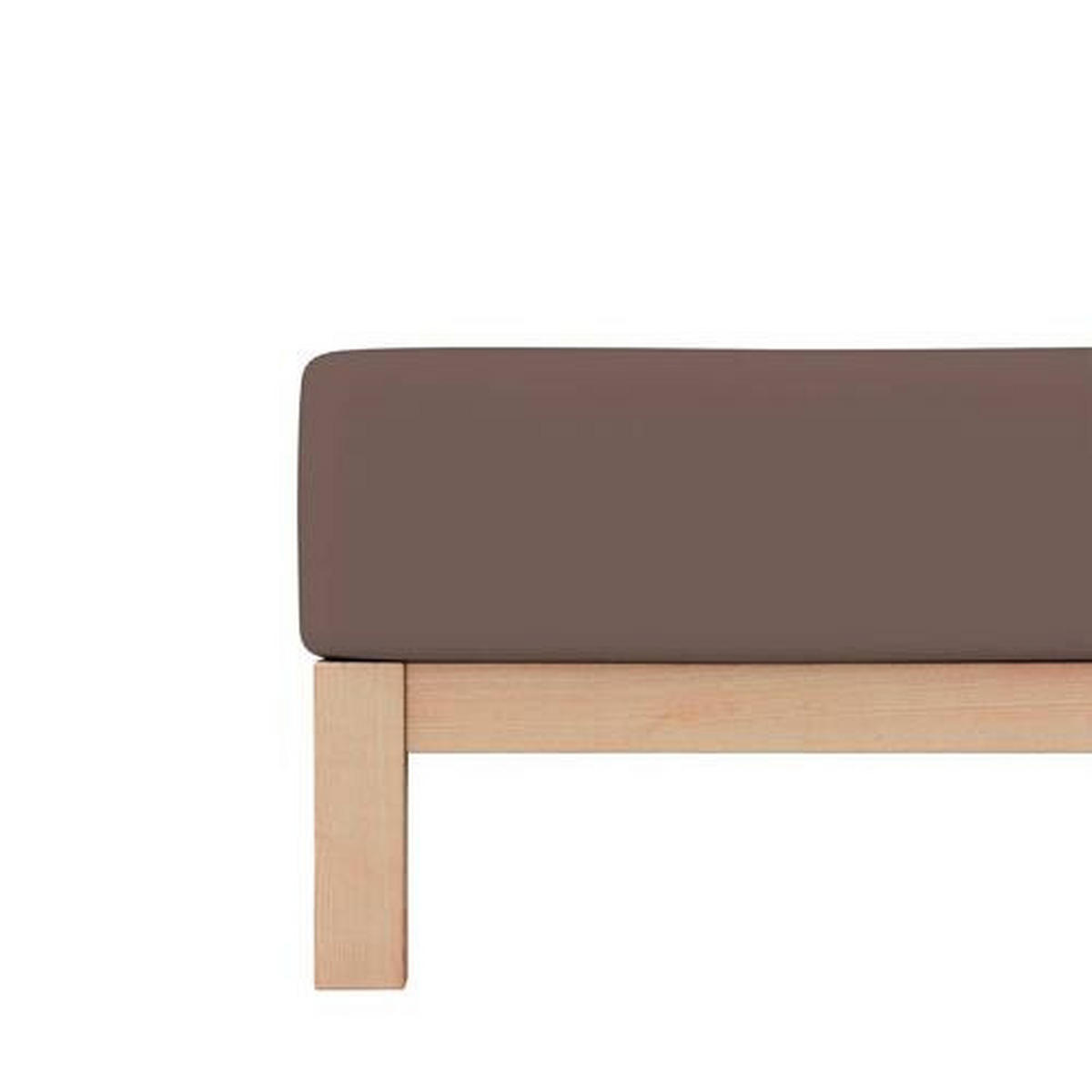 SPANNLEINTUCH Jersey  - Sandfarben, Basics, Textil (180-200/200-220cm) - Schlafgut
