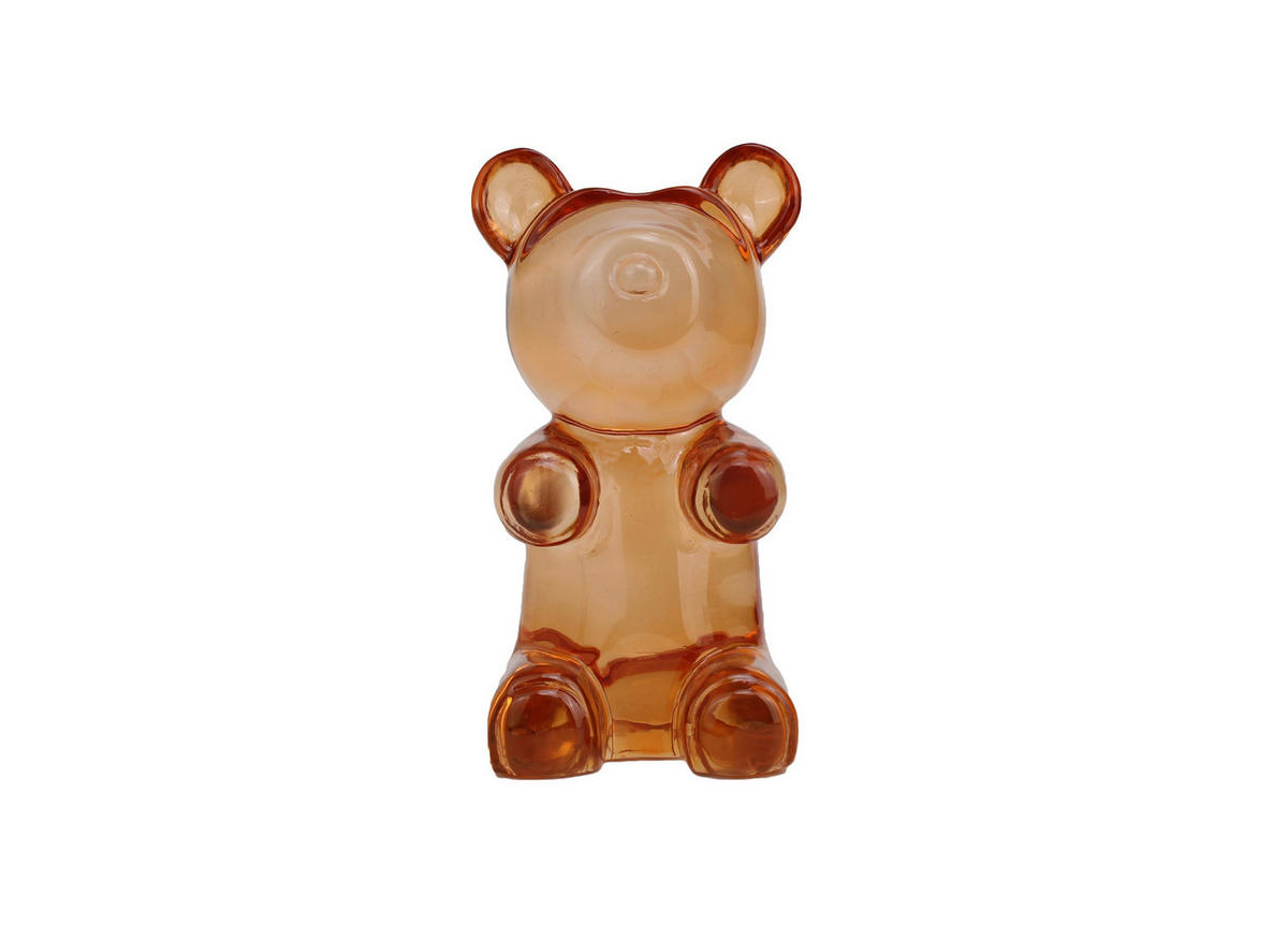 DEKORATIONSBJÖRN - orange, Design, plast (12/20/11cm) - Ambia Home