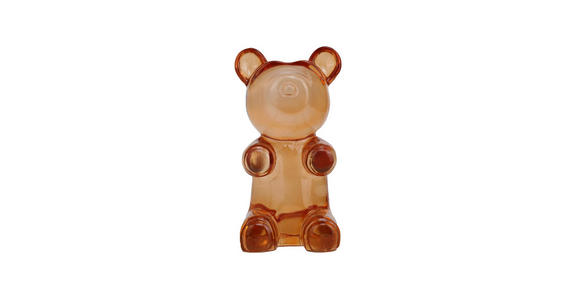 DEKOBÄR - Orange, Design, Kunststoff (12/20/11cm) - Ambia Home