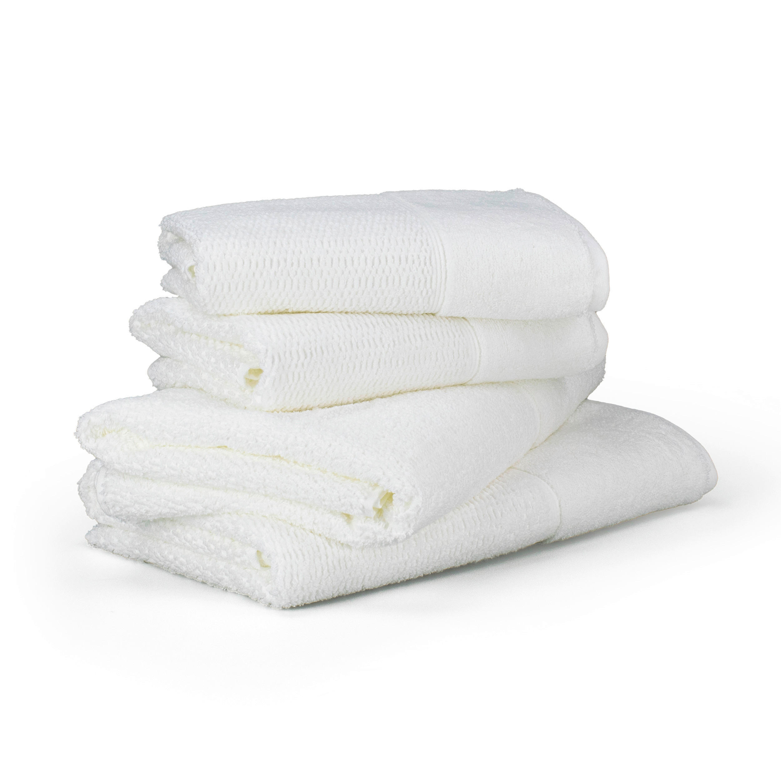 FROTTIERSET FROTTANA PEARL Weiß 4-teilig  - Weiß, Basics, Textil - Moeve