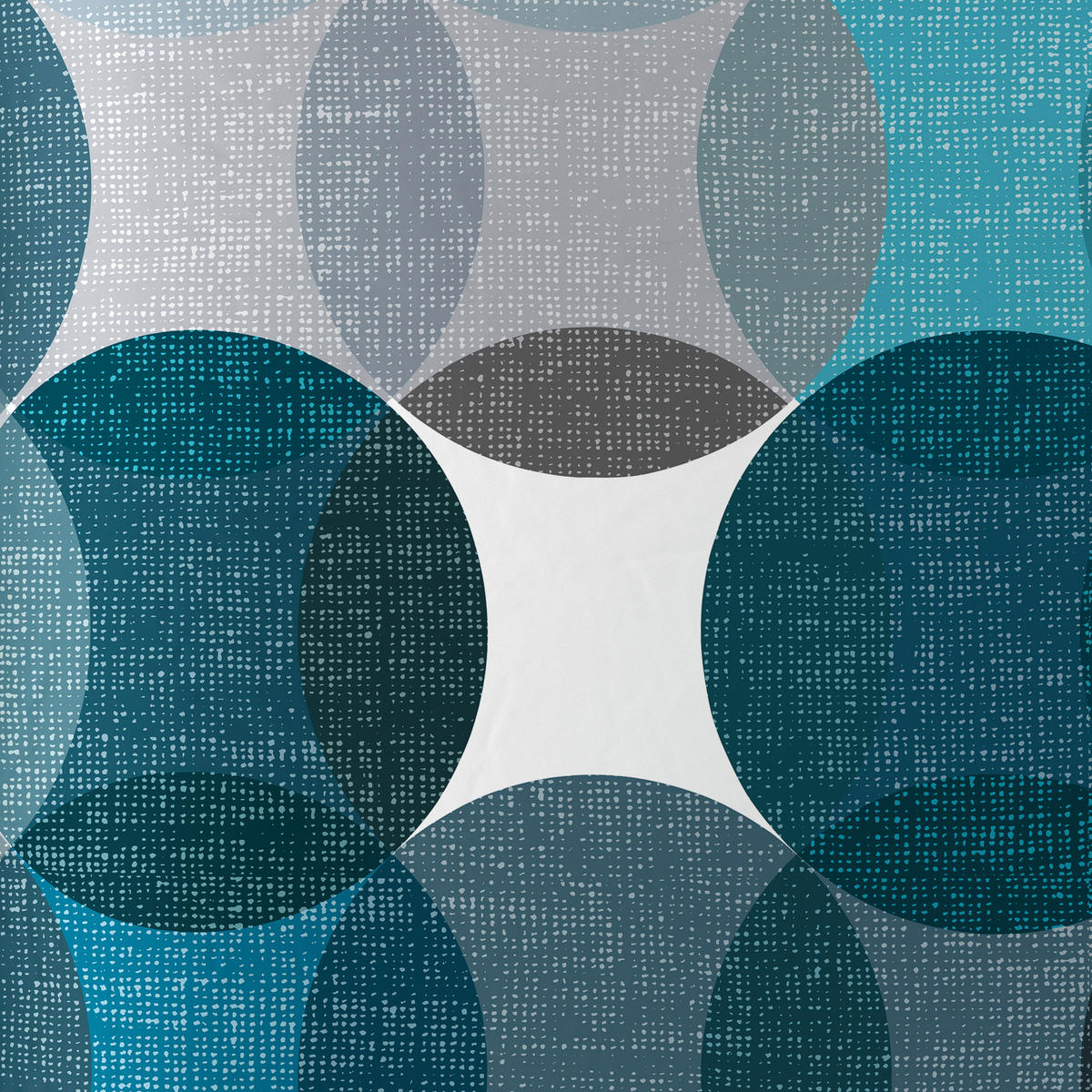 WENDEBETTWÄSCHE Satin 135/200 cm  - Blau, Design, Textil (135/200cm) - Novel