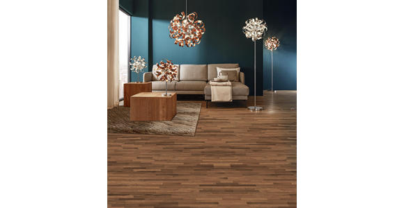 LED-HÄNGELEUCHTE 95/340 cm - Kupferfarben, Design, Metall (95/340cm) - Ambiente