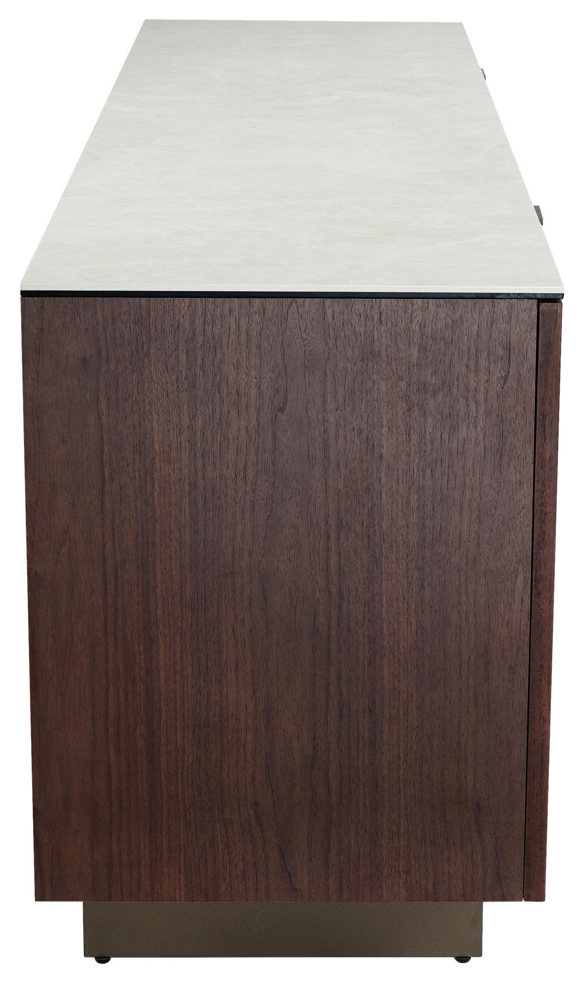 SIDEBOARD  200/77/50 cm  - Beige/Walnussfarben, Design, Glas/Keramik (200/77/50cm) - Dieter Knoll