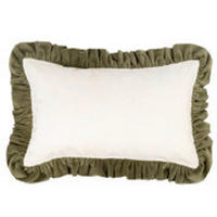 DÍSZPÁRNA 50/30 cm  - khaki/ekrü, Basics, textil (50/30cm) - MISTRAL