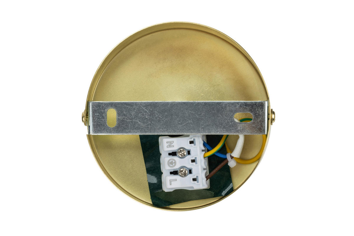 WANDLEUCHTE 15/10/18 cm  - Goldfarben, Trend, Metall (15/10/18cm) - Collett's Monde